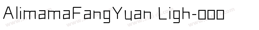 AlimamaFangYuan Ligh字体转换